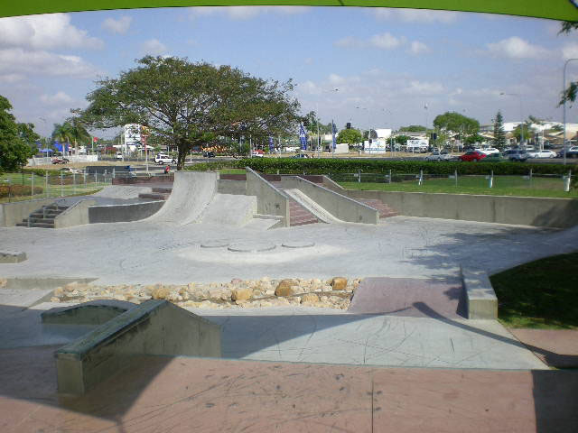 Completed Sk8scapes skatepark project at Riverway, Queensland