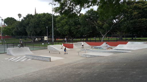 Summer Hill Skatepark, NSW concrete skate plaza with ledges and banks